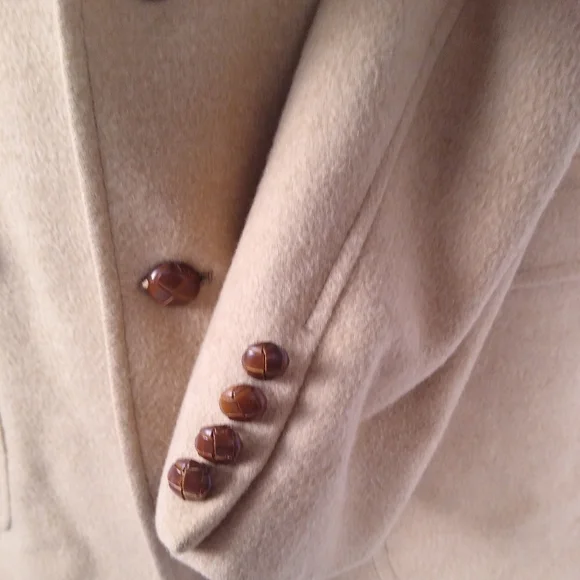 Vintage Unisex Ralph Lauren Polo University Camel Hair Blazer Jacket 42 - Picture 5 of 11